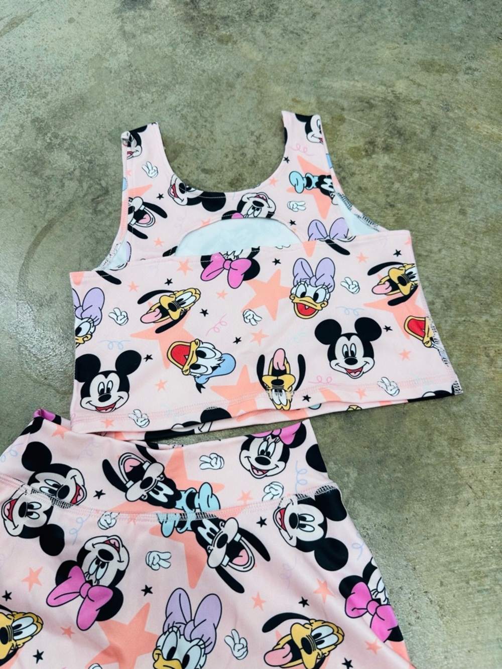 Disney Pink Character Crop Tank & Skirt Set - Picture 3 of 4